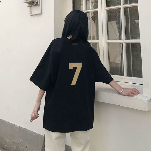 第七季主线FOG高街宽松数字7短袖