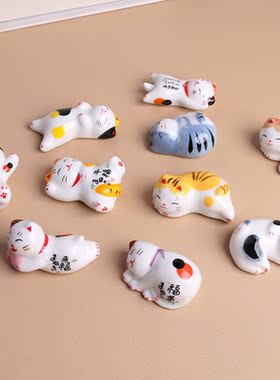 可爱陶瓷精致小猫咪摆件