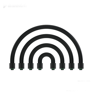 Barrow旋转三元乙丙EPDM软管含快拧接头服务器用水冷TXKN-3/8H01T