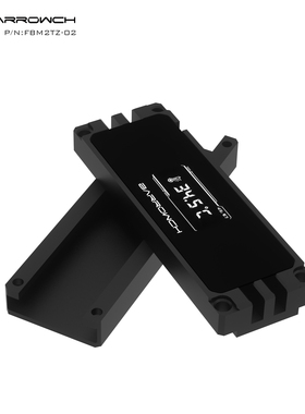 Barrowch全铝合金数显散热套件M.2固态 M.2散热器导热片FBM2TZ-02