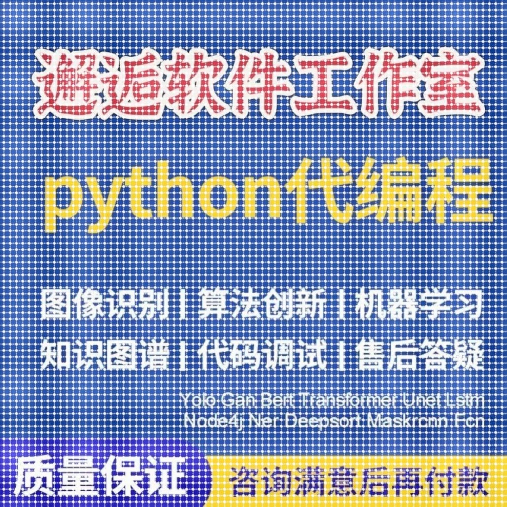 Python代编程强化深度机器学习图像识别知识图谱算法创新调试代码