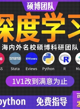 python深度学习机器优化算法代做跑编服务代码指导编写调试接单