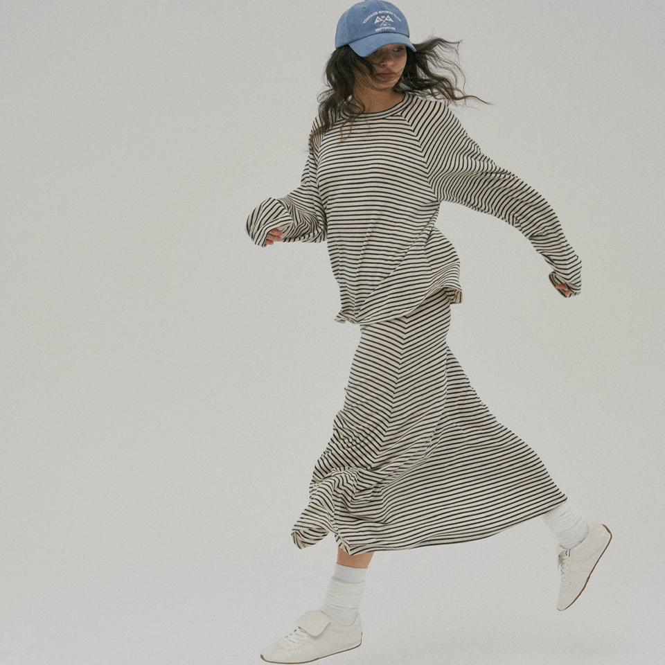 Septhouse亲肤长袖长裙针织套装