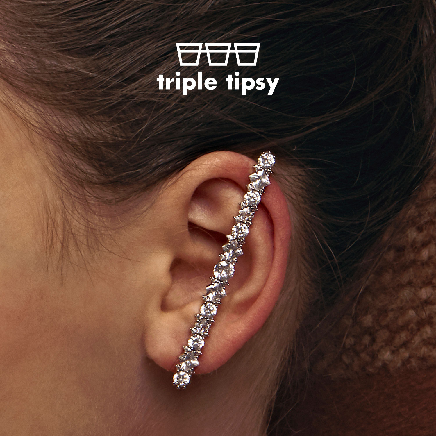 明星同款氛围感长耳环高级简约