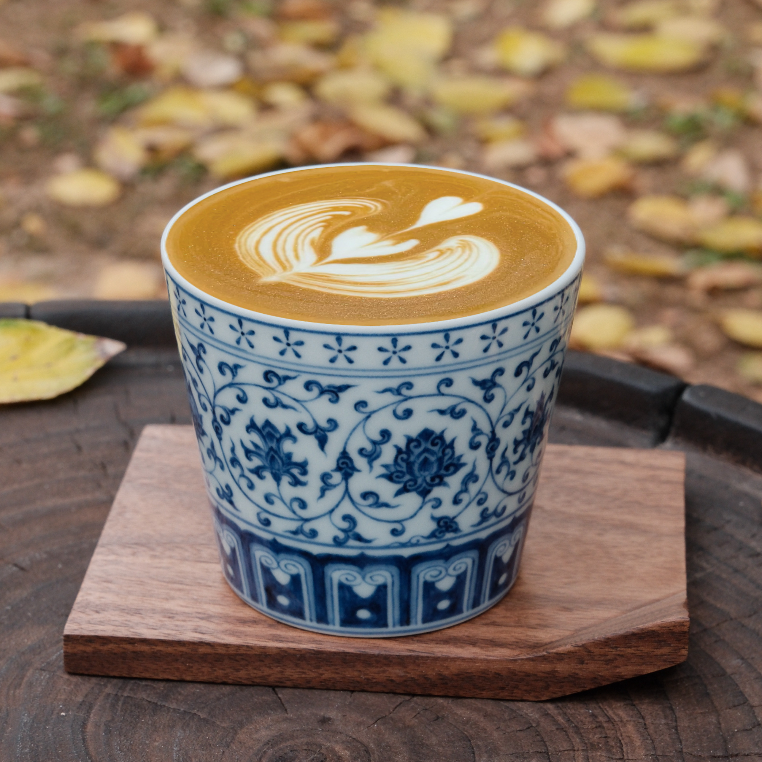 春辰柴窑青花鱼化龙缠枝莲手握杯景德镇手作陶瓷咖啡杯拿铁拉花杯,餐饮具,咖啡杯,淘宝优惠券,粉丝福利购,淘宝优惠卷