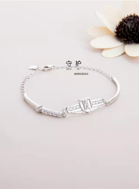 情人节手镯纯银军嫂兵哥哥