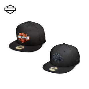 哈雷戴维森 Bar&Shield 男士经典棒球帽New Era 59FIFTY盾标帽子