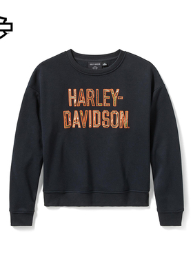 哈雷戴维森 X Realtree 女款迷彩套头卫衣 秋冬保暖抓绒圆领衫