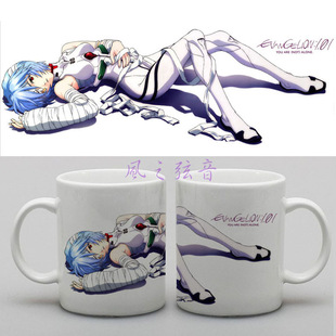 EVA凌波丽日本动漫二次元周边礼物新世纪福音战士马克杯瓷水杯子