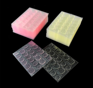 粉胶果冻胶手用黄胶5片120贴 穿戴甲 脚指甲果冻贴胶