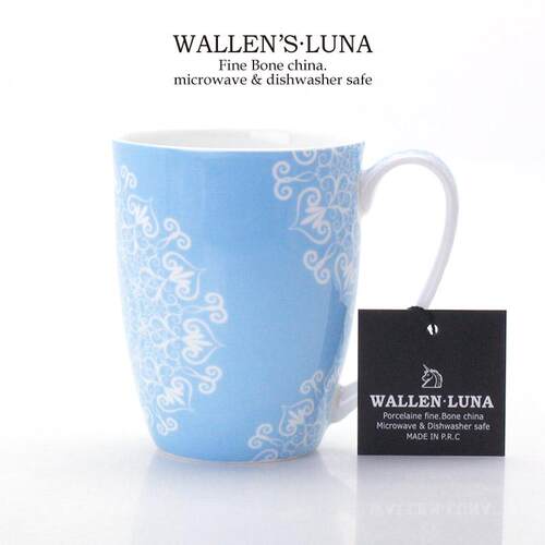 WALLEN骨瓷外贸马克杯