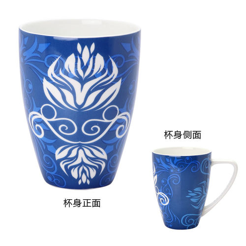 WAL幽兰瑕疵骨瓷马克杯