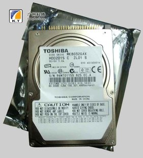 并口5400东芝IDE 笔记本硬盘2.5寸车载设备复印机机器工业盘 80G