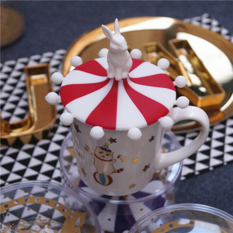 日单lecirque嘉年华硅胶杯盖