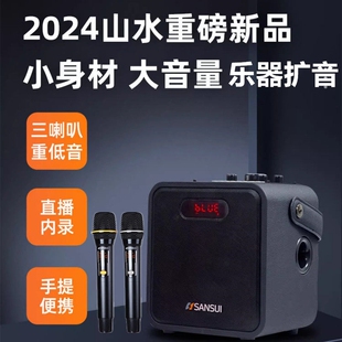 山水G25电吹管萨克斯专用小音响功率户外便携式 手提蓝牙直播K歌大