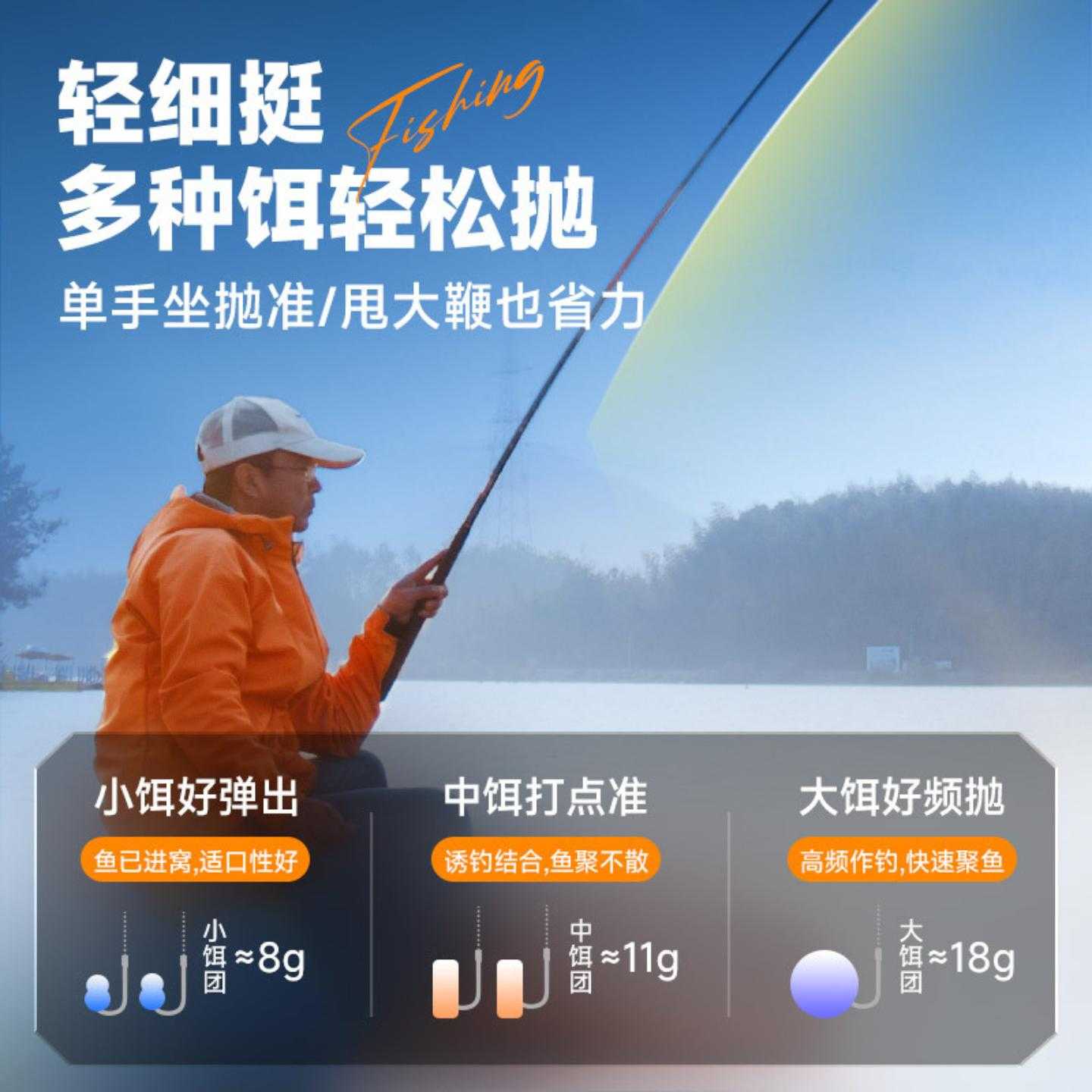 佳钓尼伏魔典藏五代4H台钓竿