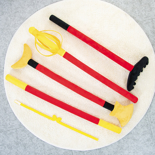 金箍棒孙悟空毛绒玩具西游记儿童男孩礼物兵器抱枕棍子公仔玩偶软