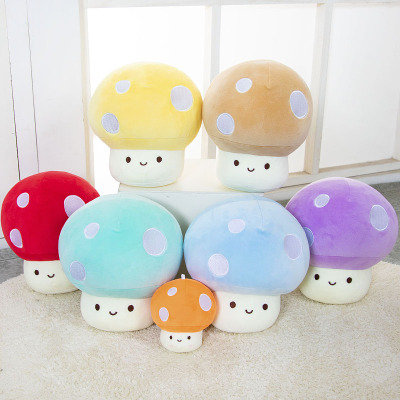 达齐公仔抱枕pp棉蘑菇