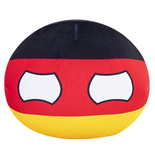 波兰球抱枕圆形团子毛绒玩具公仔娃娃国家玩偶靠垫挂件暖手球