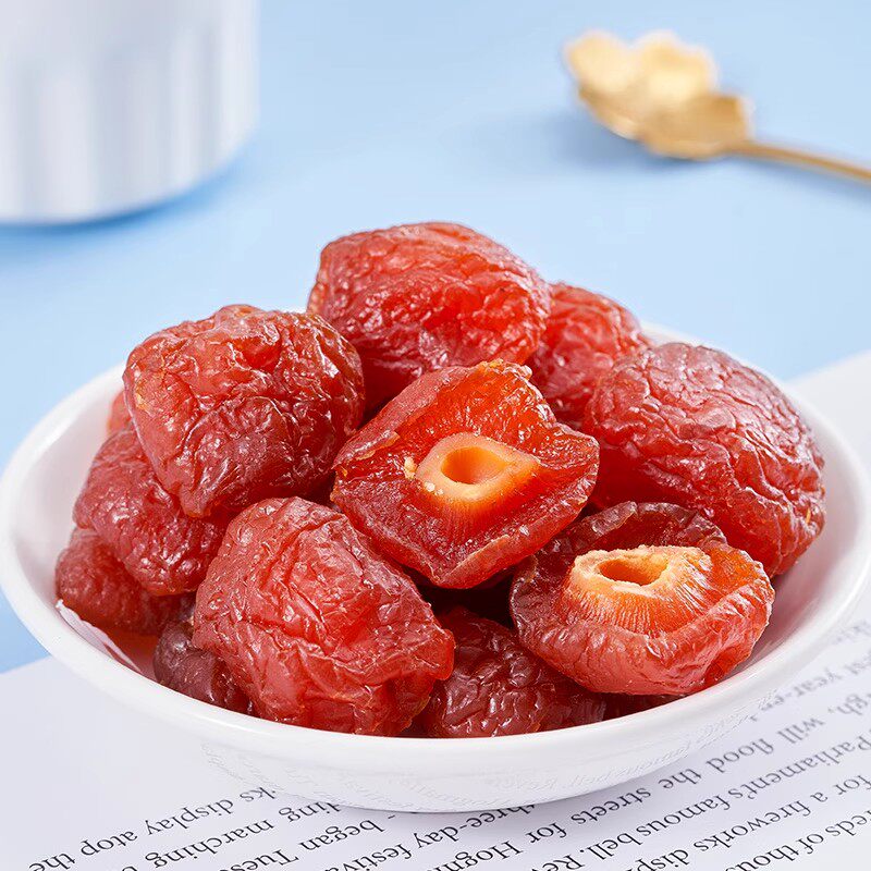 半梅干500g散装称斤话梅半边梅鸳鸯梅情人梅李子果干蜜饯孕妇零食