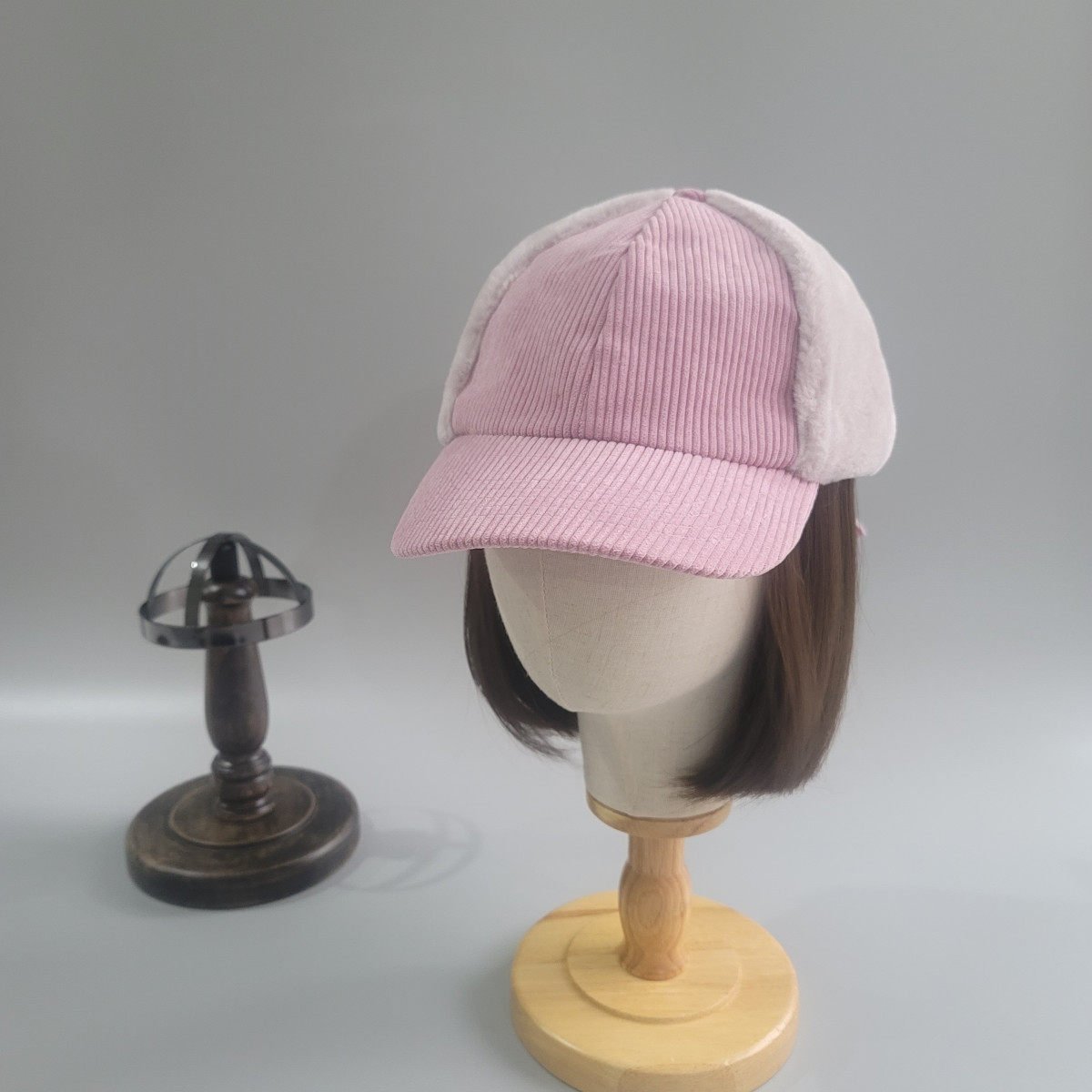 出口日韩~秋冬复古做旧可调节毛茸茸灯芯绒棒球鸭舌帽男女050,服饰配件/皮带/帽子/围巾,帽子,淘宝优惠券,粉丝福利购,淘宝优惠卷