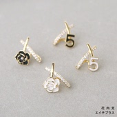 耳骨钉女山茶花轻奢高级气质耳环赫本风温柔耳钉ED 010