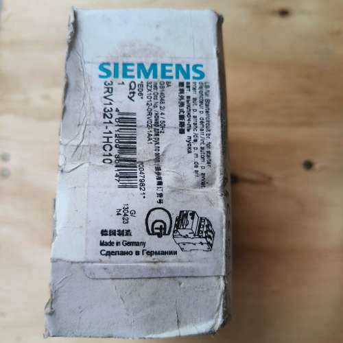 适用#断路器西门子3RV1321-1HC10   8A德国产地议价