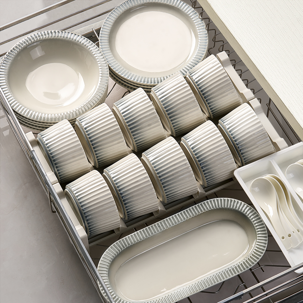 高级感碗碟套装家用2025新款