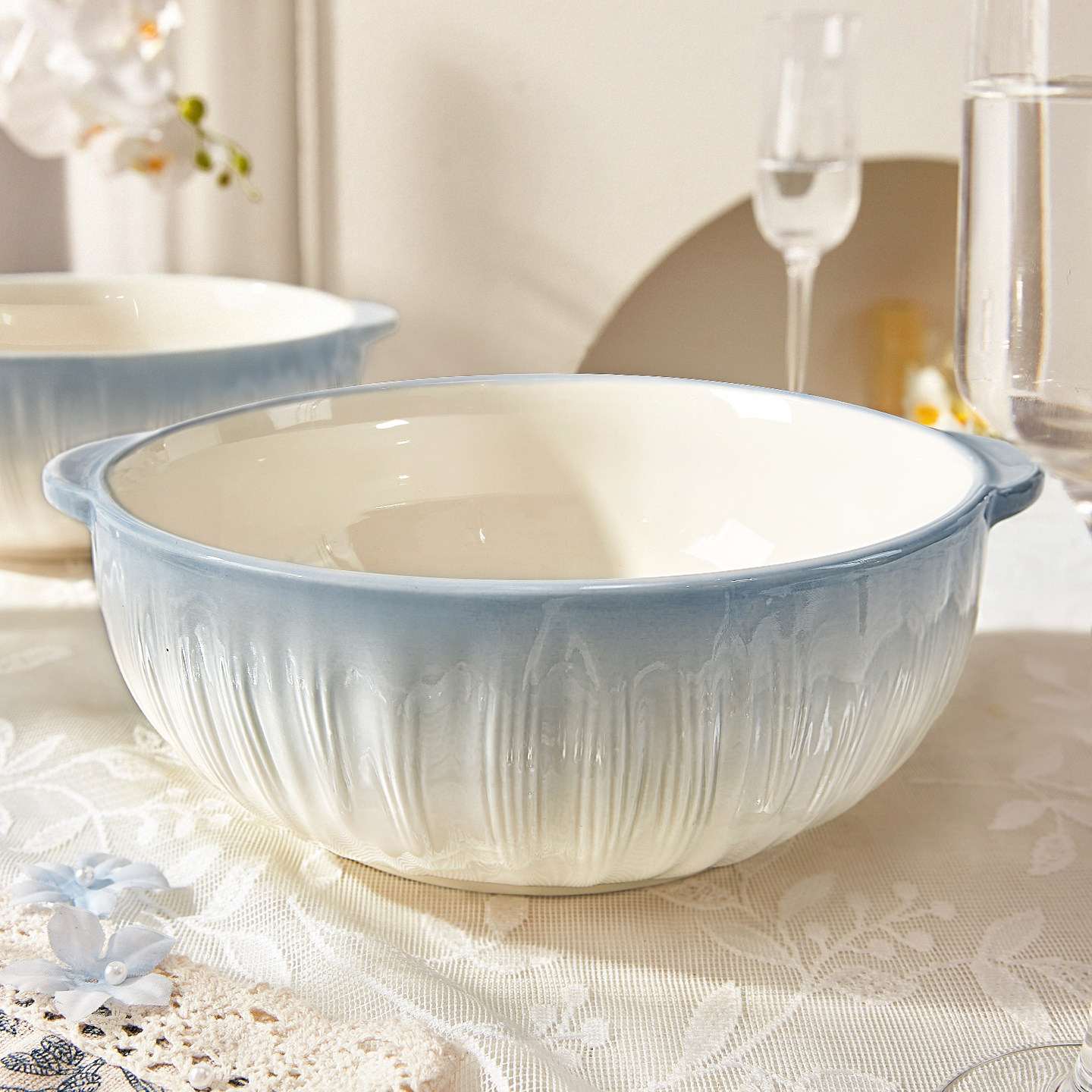 陶瓷双耳汤碗家用2026新款高颜值大碗酸菜鱼大盆碗汤面碗大号汤盆,餐饮具,碗,淘宝优惠券,粉丝福利购,淘宝优惠卷