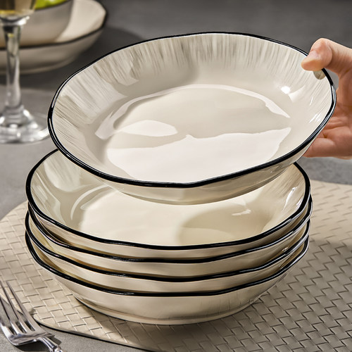 釉下彩盘子陶瓷菜盘家用2025新款