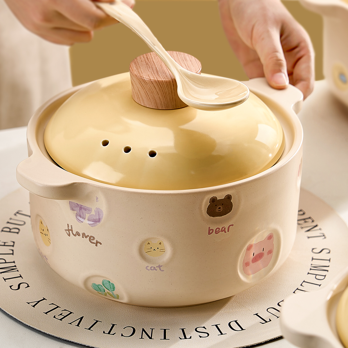 砂锅煲家用燃气灶专用煲汤炖锅