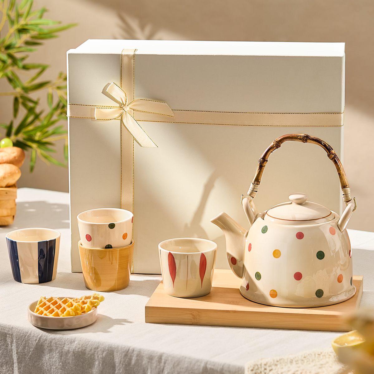 陶瓷泡茶壶家用2025新款茶具套装