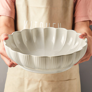 酸菜鱼大盆碗家用大号陶瓷汤碗10寸高颜值毛血旺水煮肉片专用汤盆