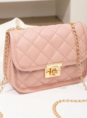 2023 New Fashion Female Shoulder Bag Rhombus Embroidered