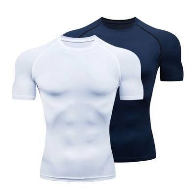 Compression Running Shirts Men Dry Fit Fitness Gym Men's