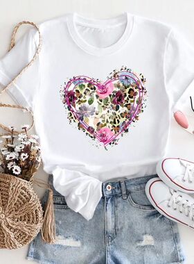 Women'S T-Shirt Summer Short Sleeve O-Neck Fashion Casual