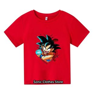 Shirts Goku Dragon Vegeta Clothes Ball Boy Anime Kids