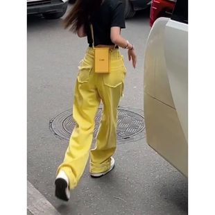 Spring Style Women Asymmetry Patchwork New Pocket Korean