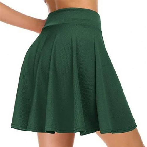 Women Summer Short Skirt All Match High Waist A Line Mini