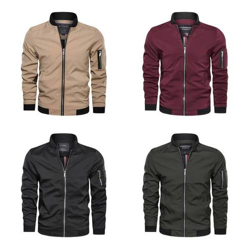 New Spring Autumn Fashion Men Jacket Bomber Jackets Business