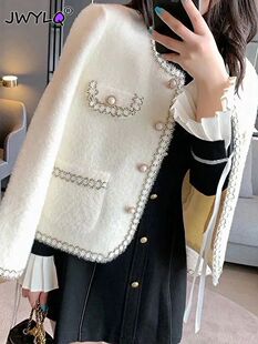 Imitation Mink Fleece 2023 Coats Winter Knitted Korea Autumn