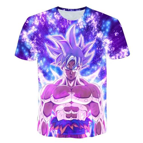 Summer Men's T-shirt Children's Dragon Ball Short Sleeve