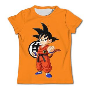Tee Goku Son Figures Anime Tops Kids Shirt Ball Dragon