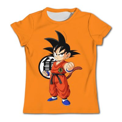Dragon Ball T Shirt Kids Tops Tee Anime Figures Son Goku