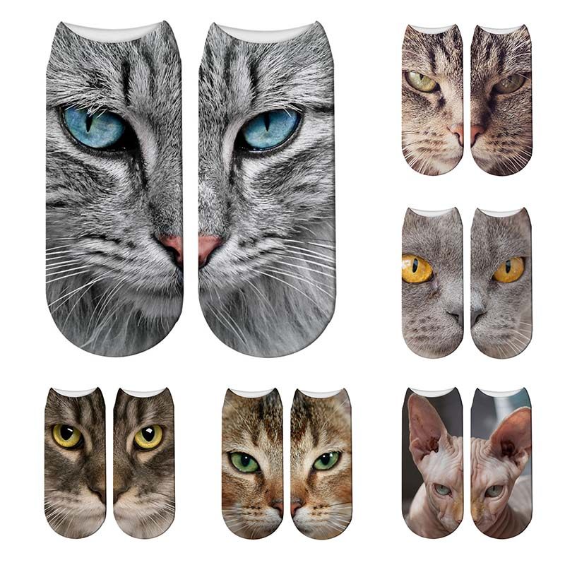 new design d printed women winter christmas socks funny crea