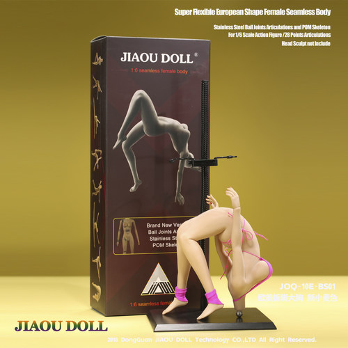 3代可动素体拆脚女兵人JIAOUDOLL