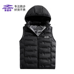 吉茵丹普家石墨烯轻薄羽绒马甲男保暖马夹新款坎肩女外套男士背心