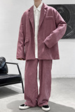 情侣灯芯绒西装韩版宽松气质西服外套TZ336上衣裤子，男装西服，电商A073