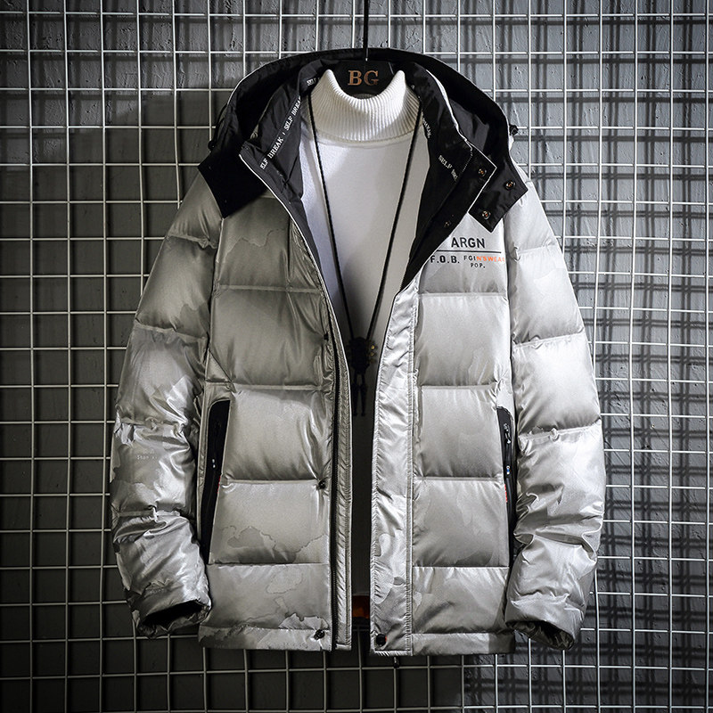90%白鸭绒 冬季新款羽绒服男士加绒加厚上衣外套 Y7801p280图片
