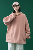 中性风秋冬季情侣连帽卫衣男女同款百搭外套WY2105P50，男装卫衣，电商A073